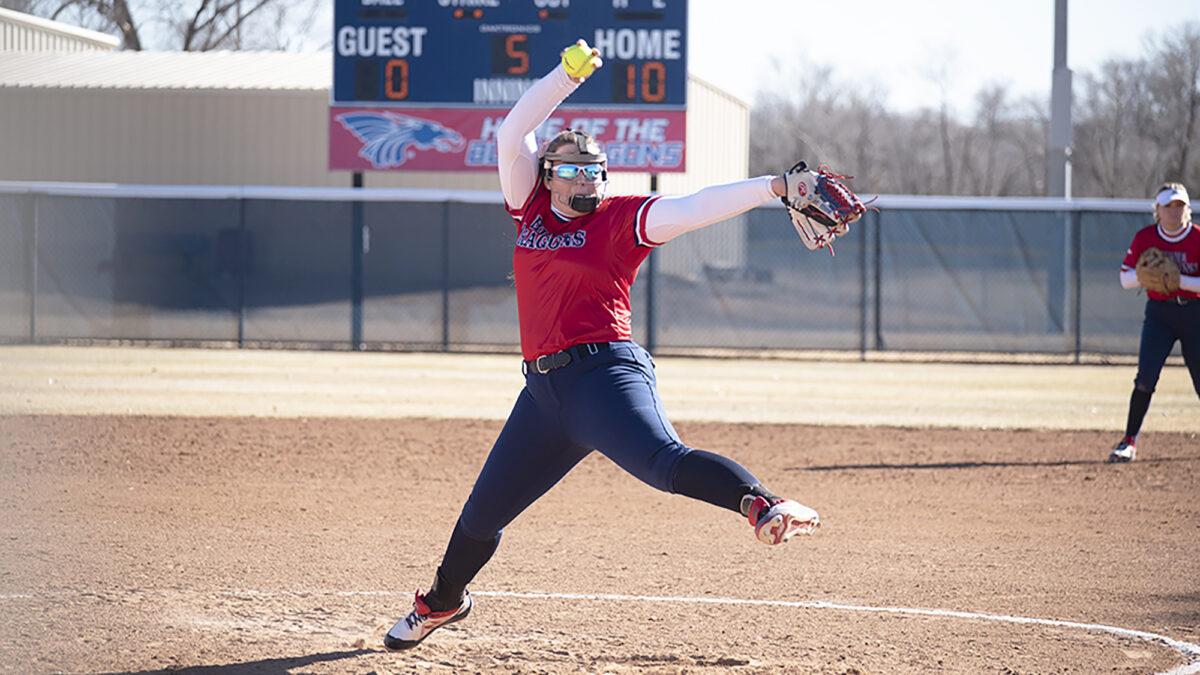 Blue Dragon softball continues steamrolling through conference play