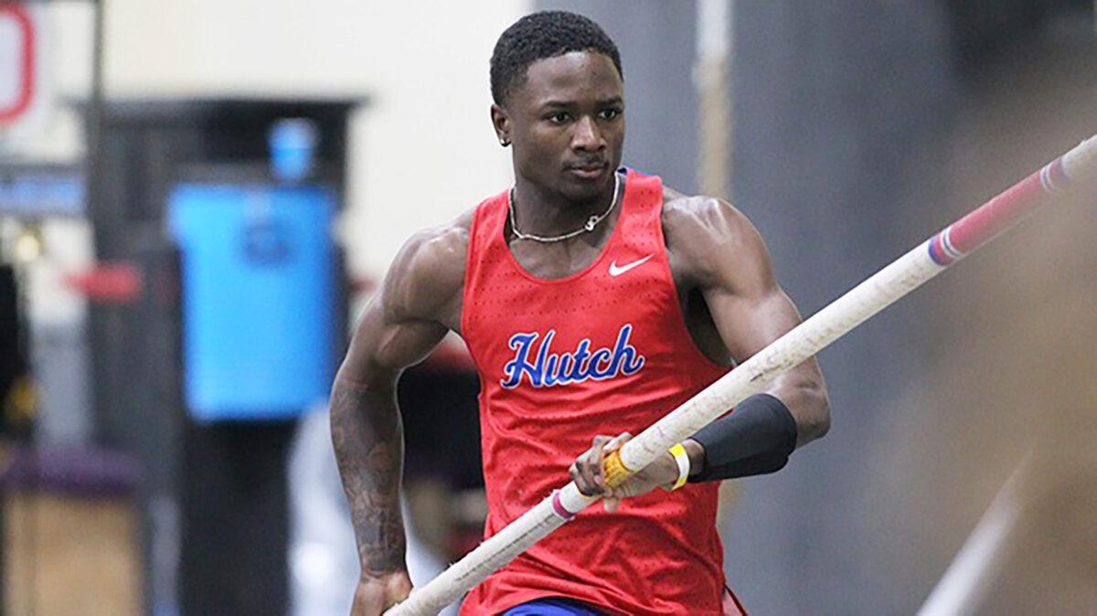 Chris Johnson soars to new heights for Blue Dragon track and field team
