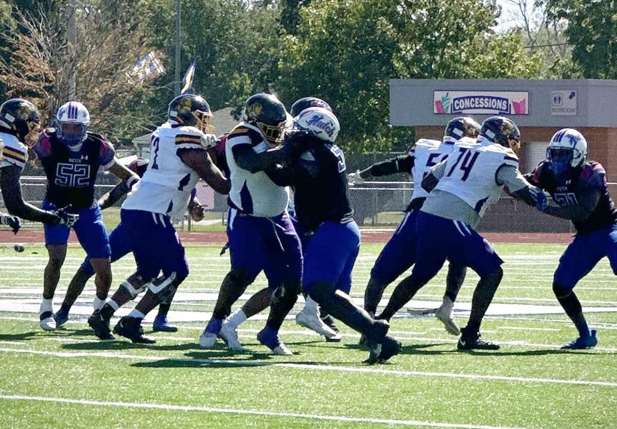For Blue Dragon football, helmets were poppin' and scores were droppin' against Dodge City