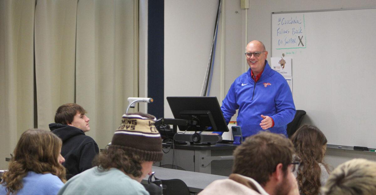 Its a Great Day to Retire - HutchCC Business Professor, 'Coach Nac', Gives Last Lesson